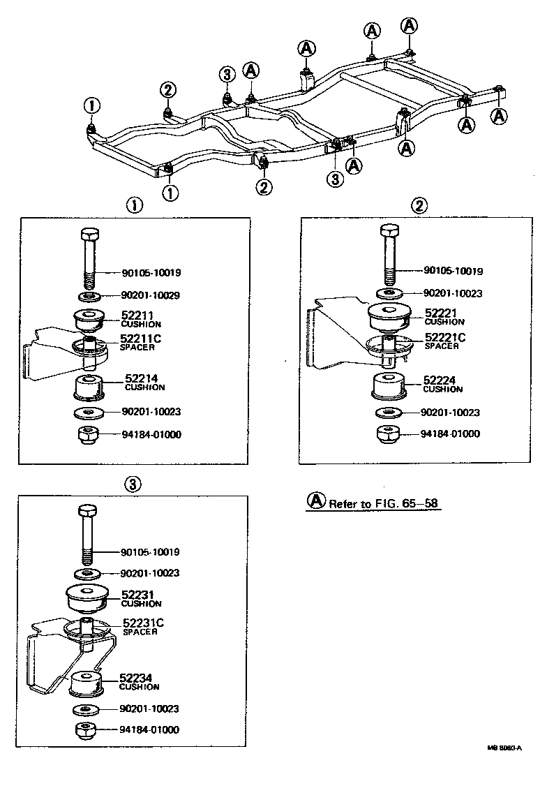  PICKUP |  CAB MOUNTING BODY MOUNTING