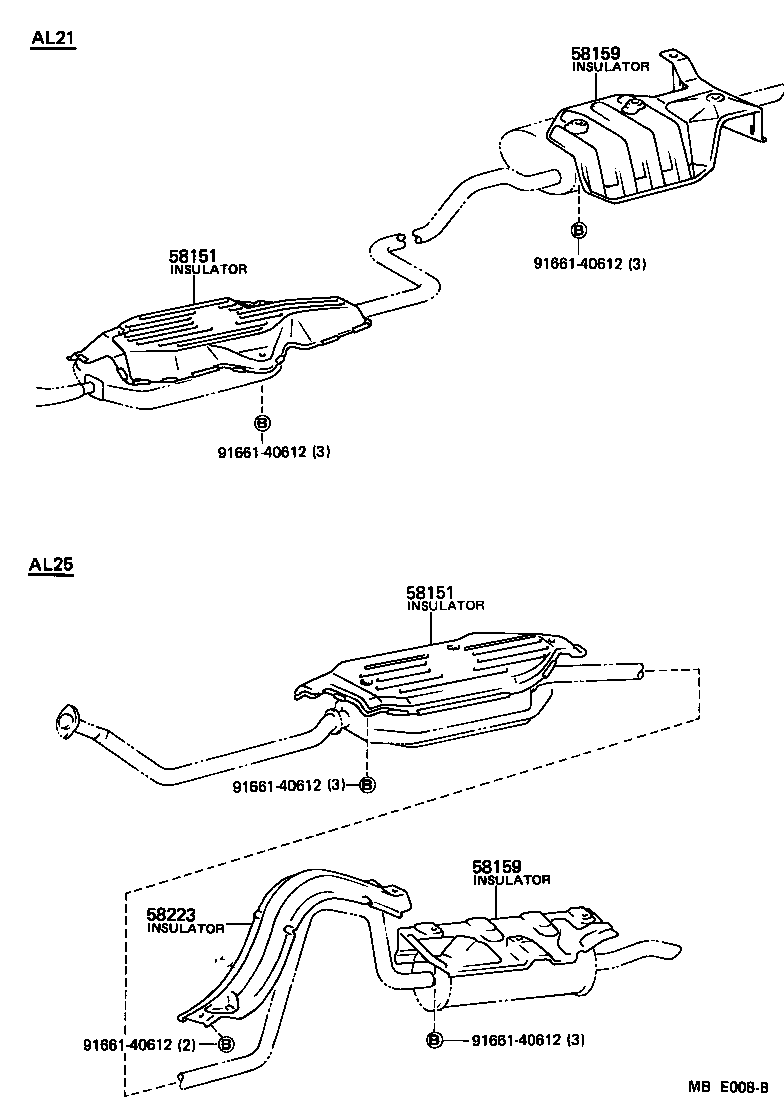  TERCEL |  FLOOR INSULATOR