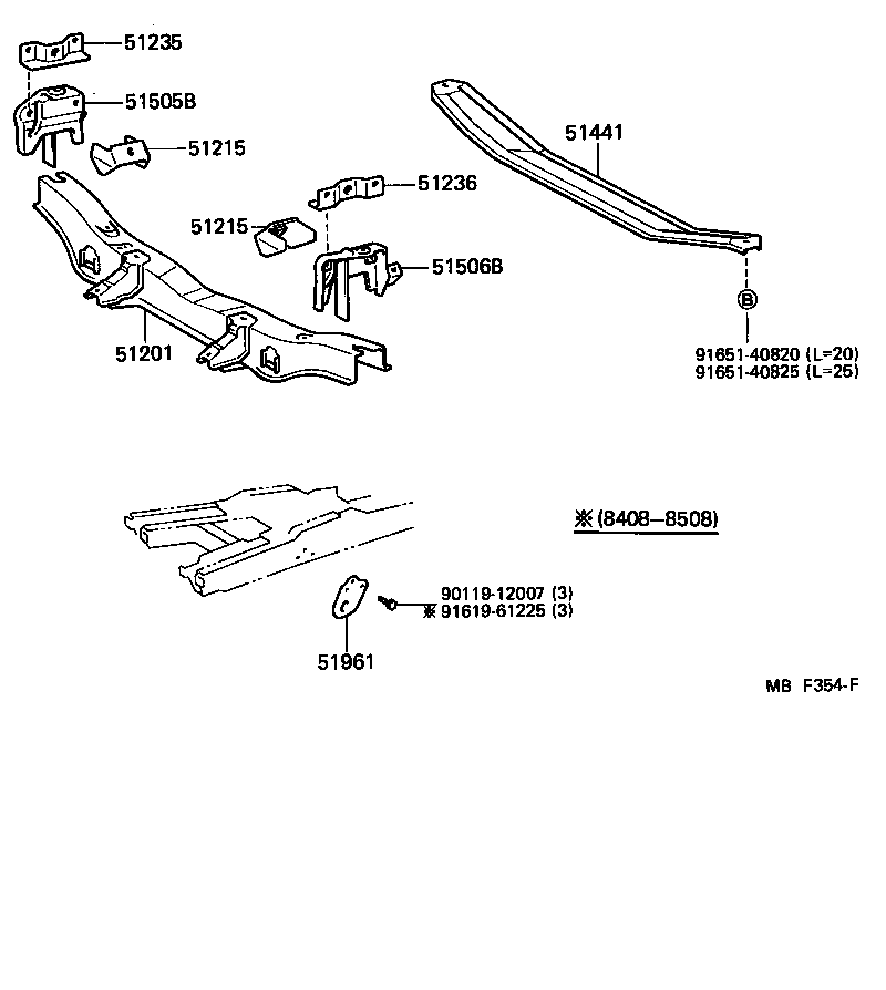  VAN |  SUSPENSION CROSSMEMBER UNDER COVER