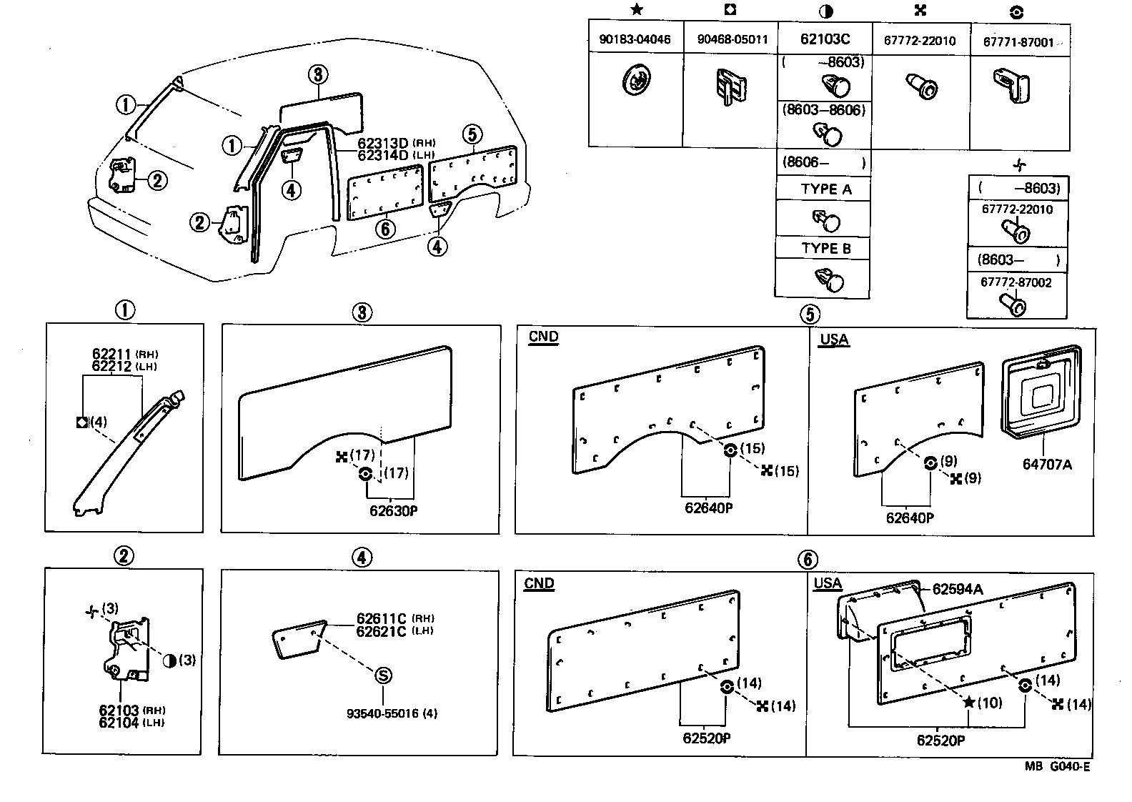  VAN |  INSIDE TRIM BOARD