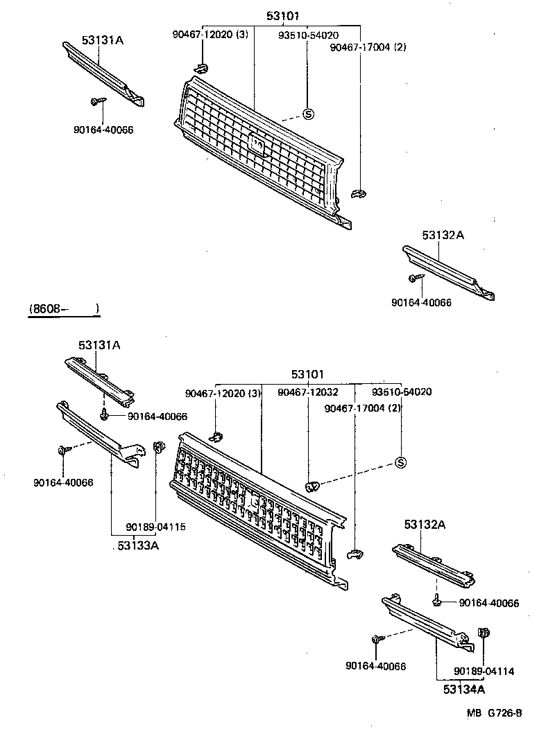  CRESSIDA |  RADIATOR GRILLE