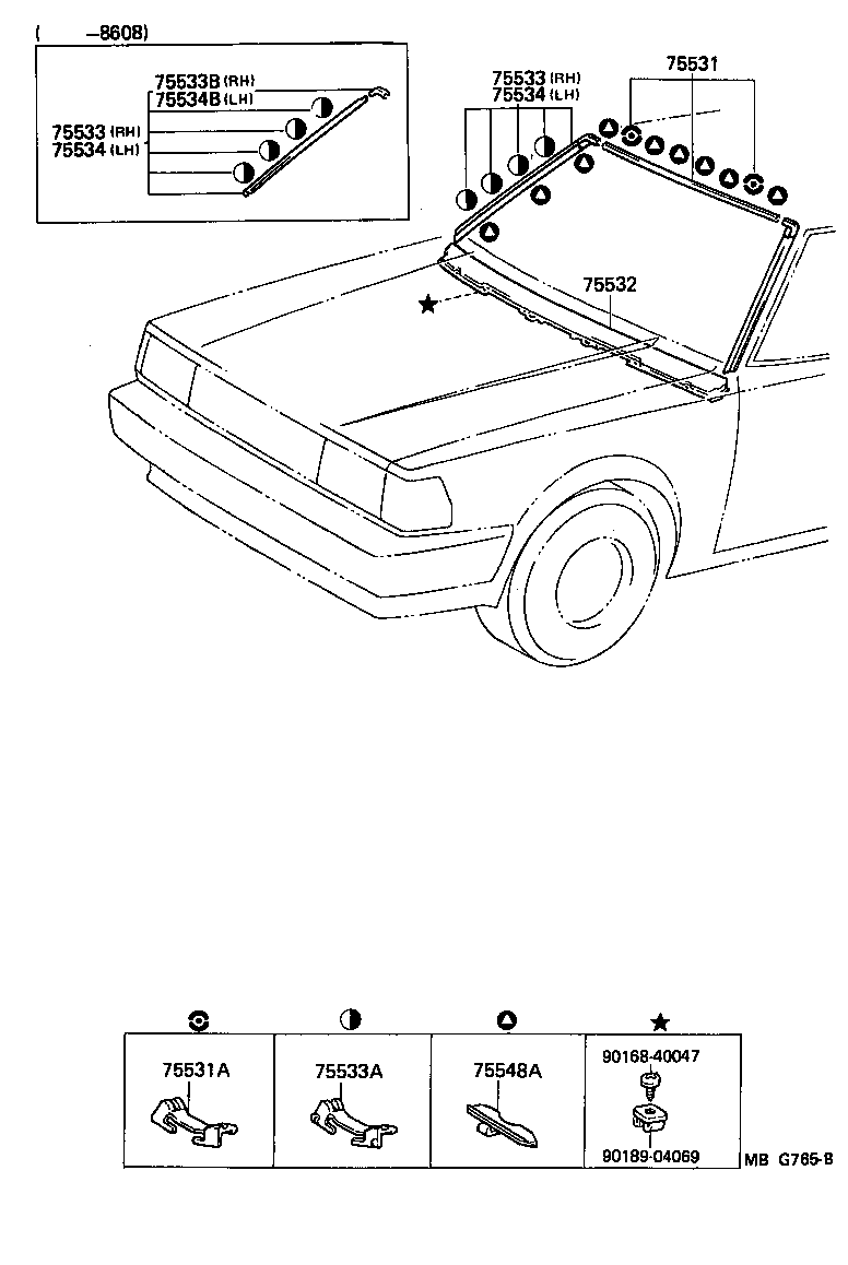  CRESSIDA |  FRONT MOULDING