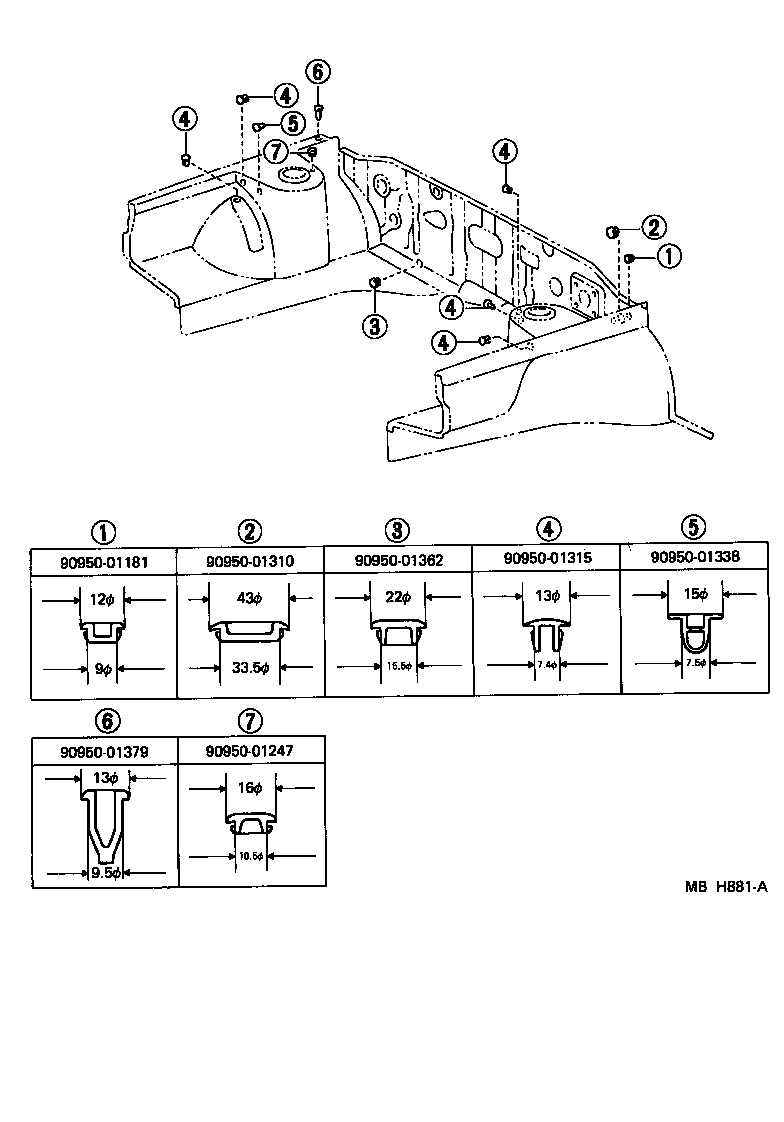  CRESSIDA |  FRONT FENDER APRON DASH PANEL