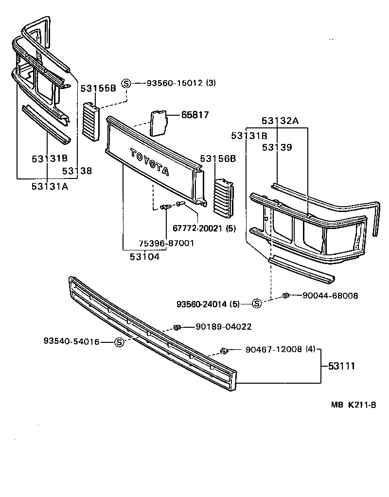  VAN |  RADIATOR GRILLE