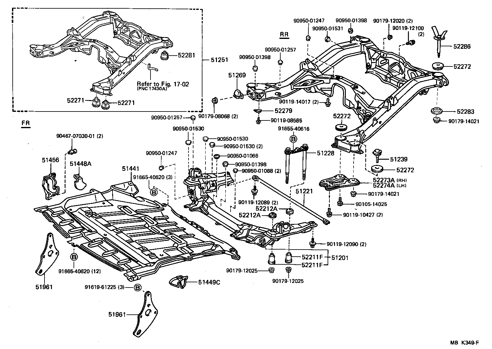  SUPRA |  SUSPENSION CROSSMEMBER UNDER COVER
