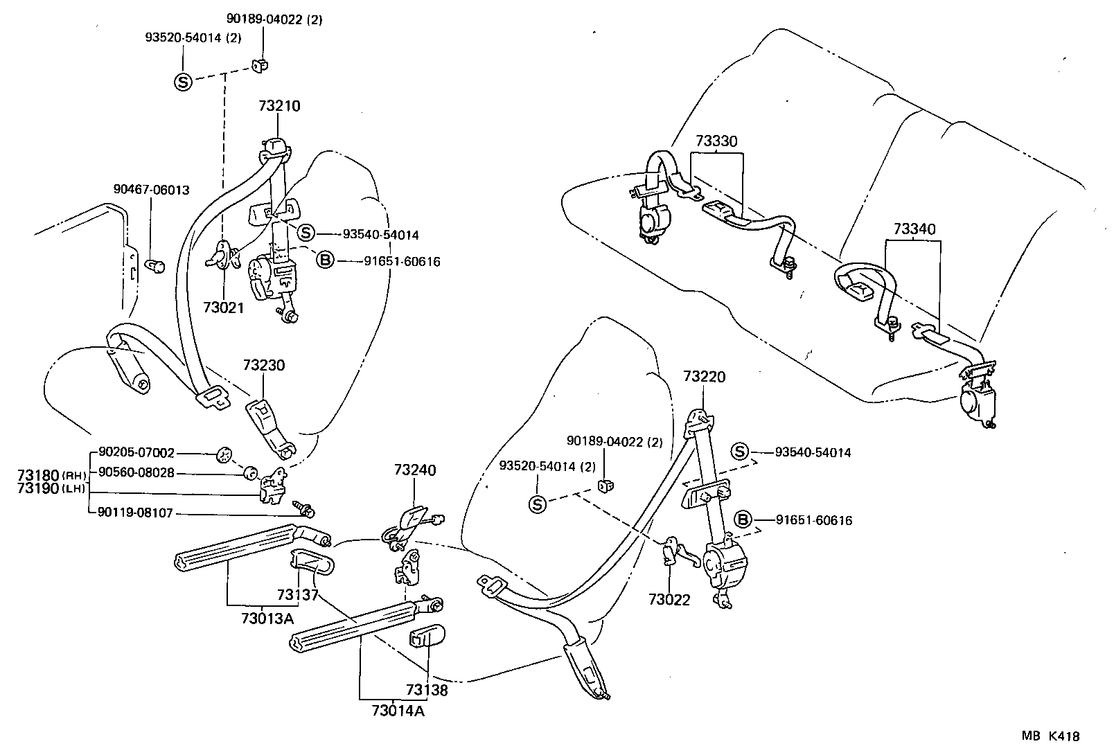  SUPRA |  SEAT BELT CHILD RESTRAINT SEAT