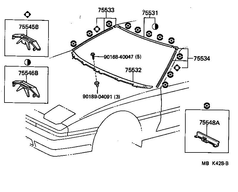  SUPRA |  FRONT MOULDING