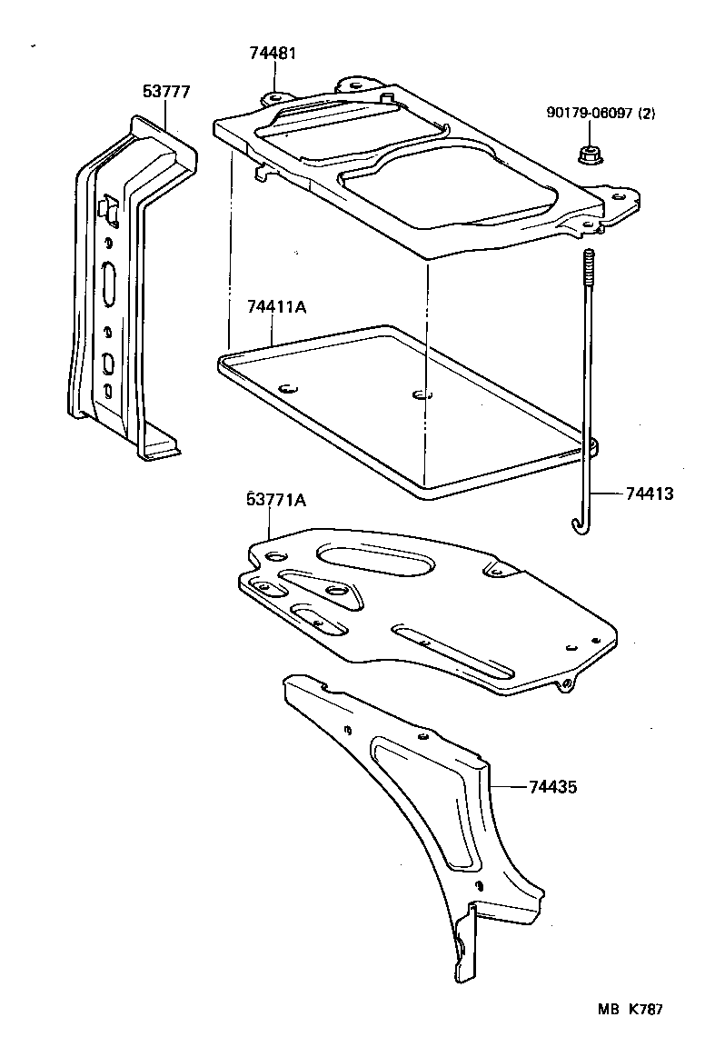 MR2 |  BATTERY CARRIER