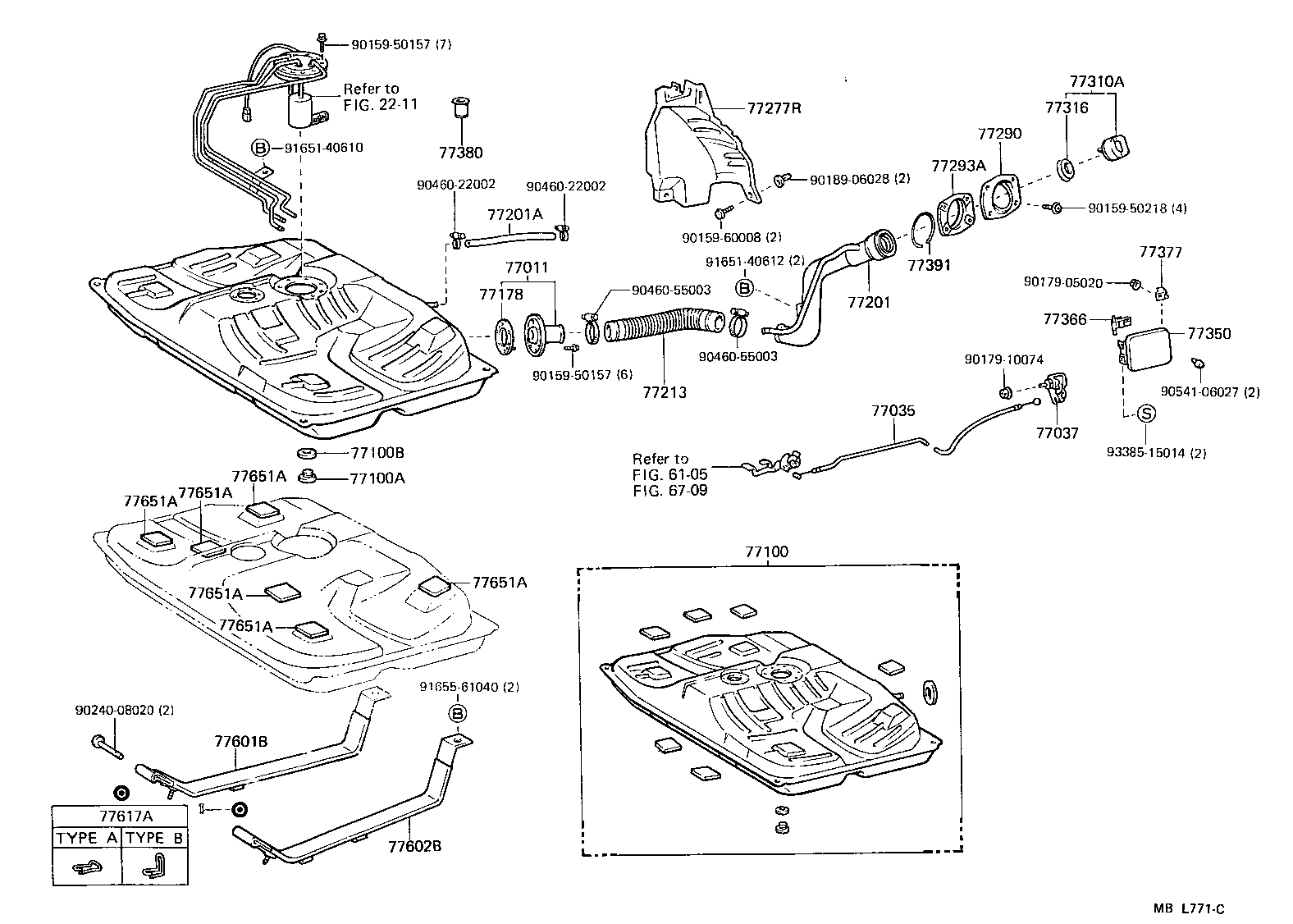 CELICA |  FUEL TANK TUBE
