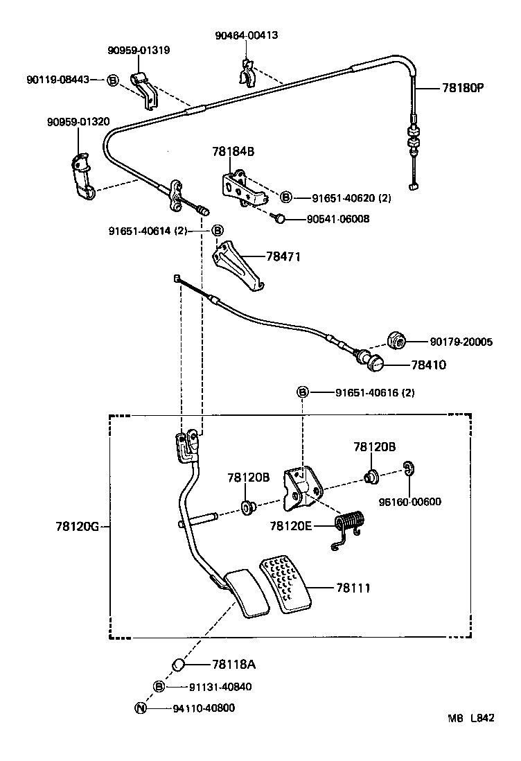  LAND CRUISER 62 |  ACCELERATOR LINK