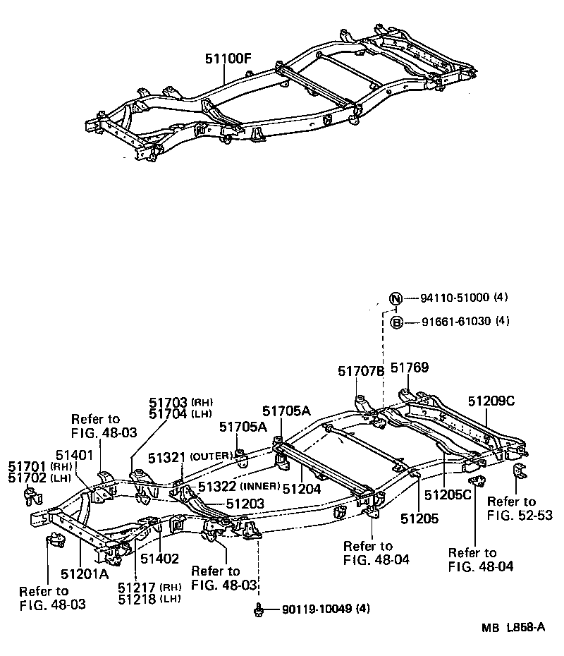  LAND CRUISER 62 |  FRAME