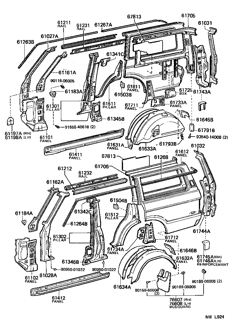  LAND CRUISER 62 |  SIDE MEMBER