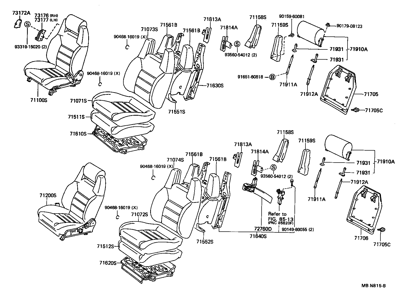  SUPRA |  FRONT SEAT SEAT TRACK