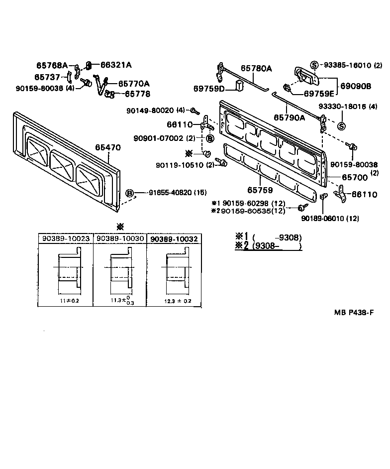  4 RUNNER TRUCK |  REAR BODY GUARD FRAME TAIL GATE