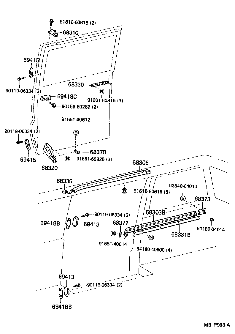  VAN |  SLIDE ROLLER RAIL