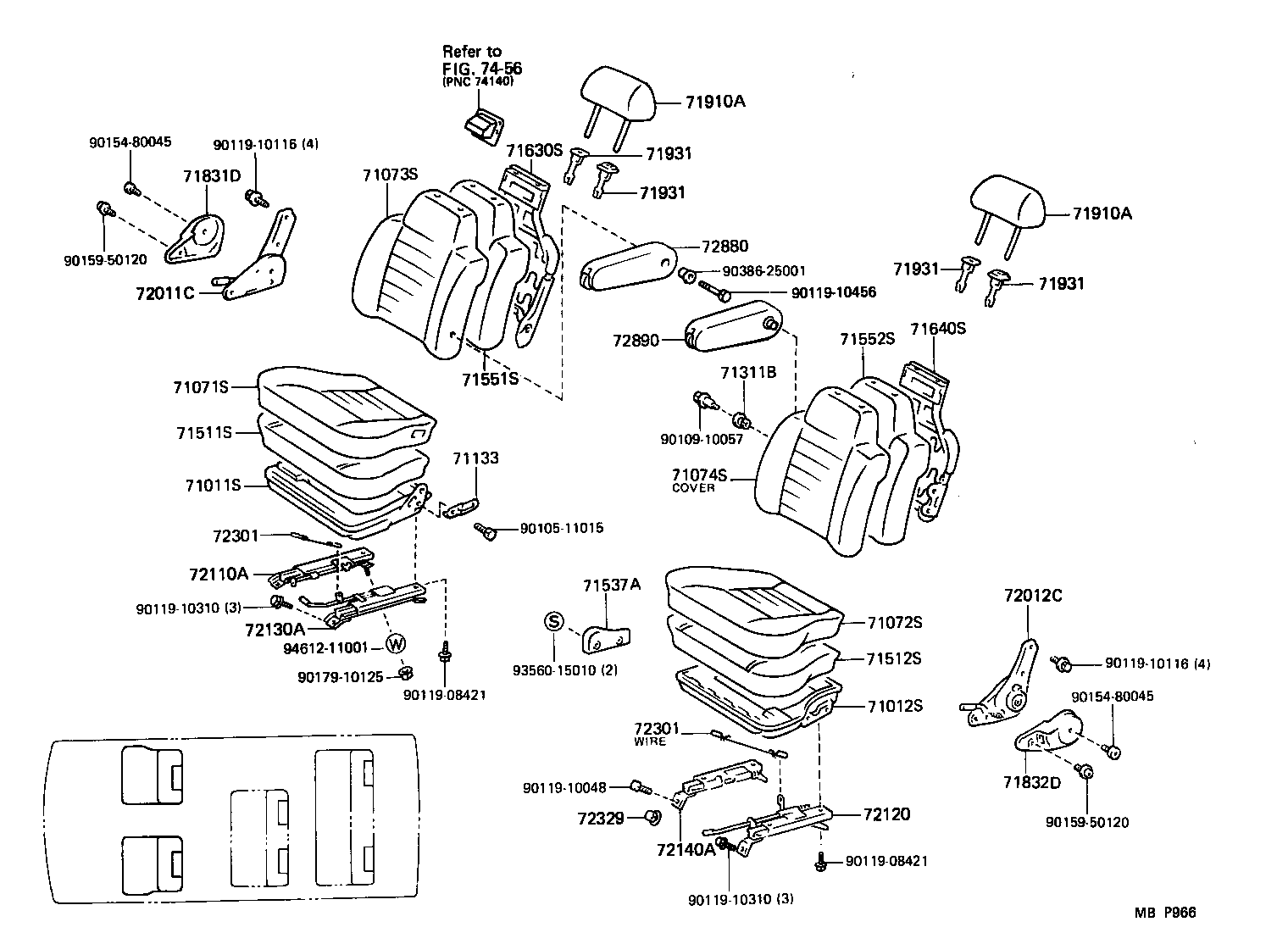  VAN |  SEAT SEAT TRACK