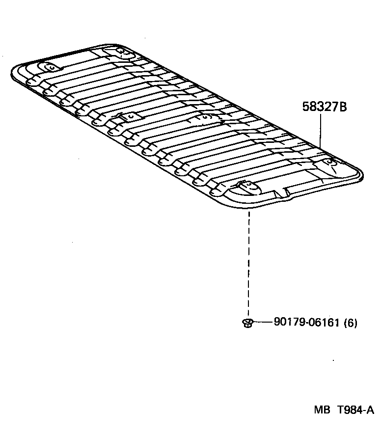  MR2 |  FLOOR INSULATOR