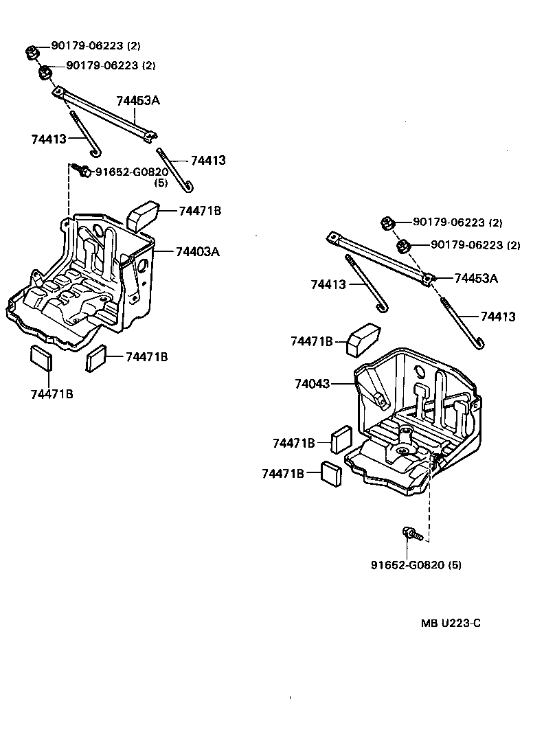  LAND CRUISER 80 |  BATTERY CARRIER