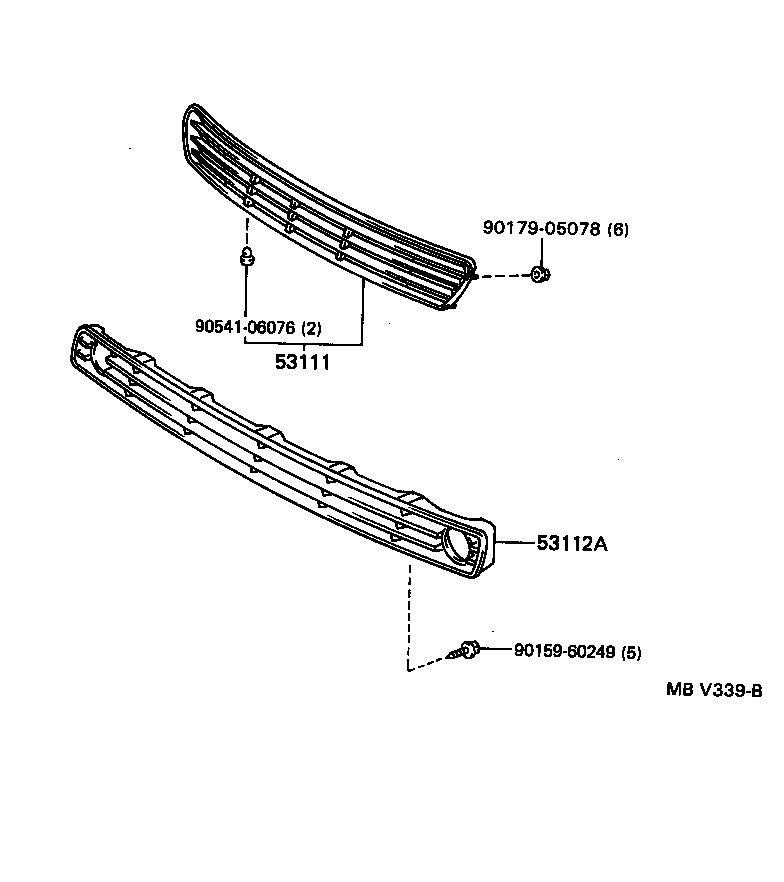  ES300 |  RADIATOR GRILLE