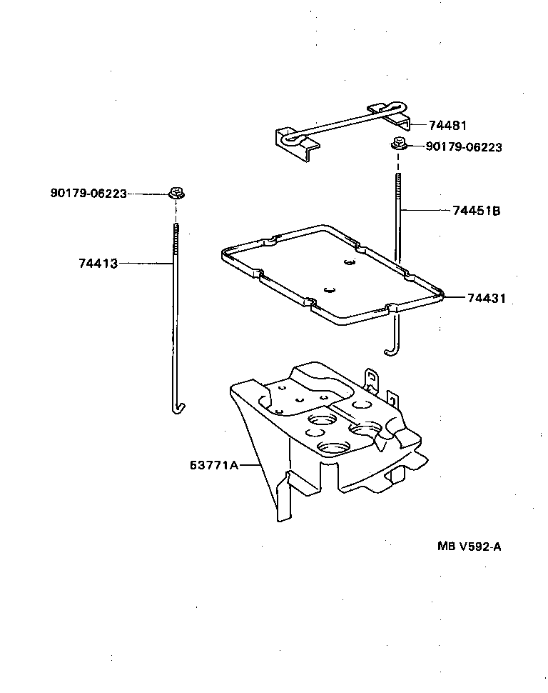  CAMRY JPP |  BATTERY CARRIER