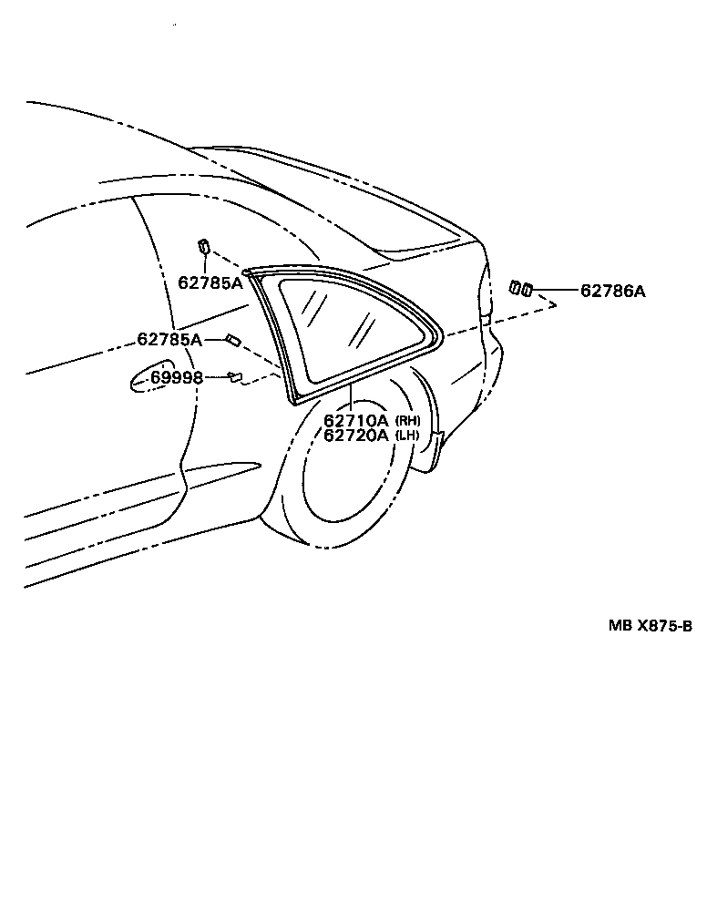  CELICA |  QUARTER WINDOW