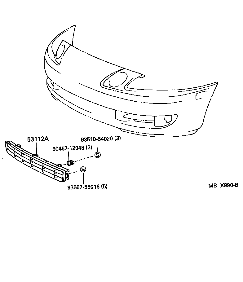  SC300 400 |  RADIATOR GRILLE