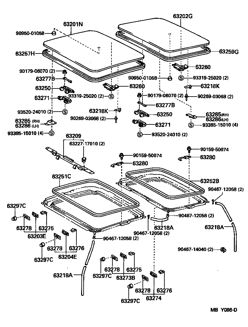  RAV4 |  ROOF PANEL BACK PANEL