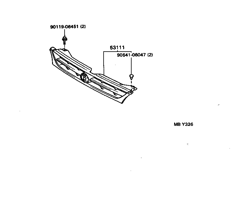  CAMRY NAP |  RADIATOR GRILLE