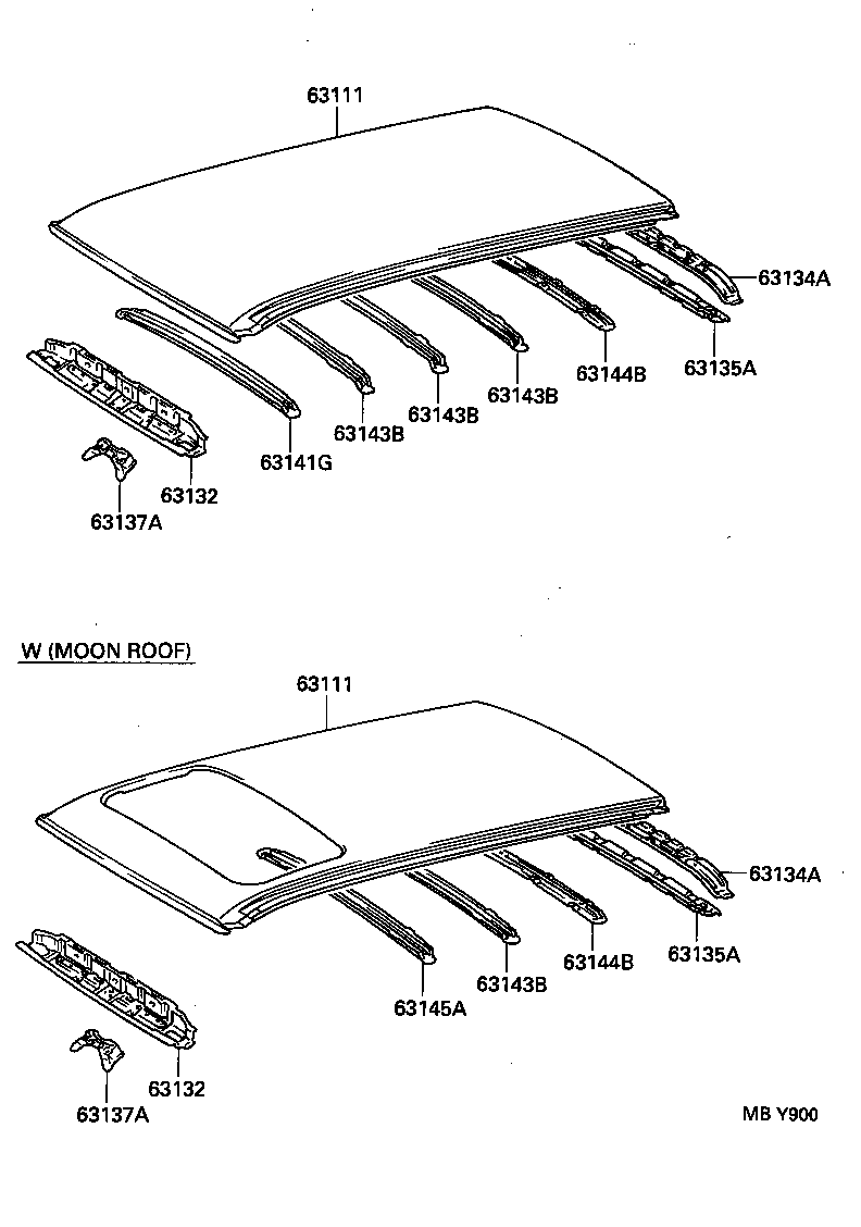  RAV4 |  ROOF PANEL BACK PANEL