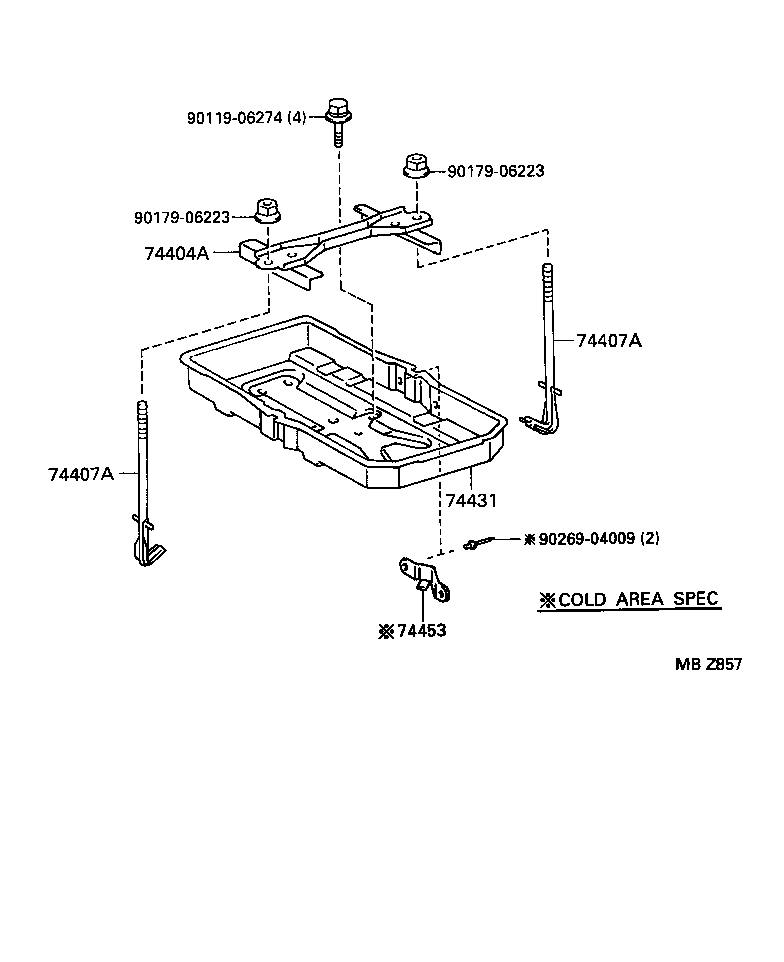  RAV4 |  BATTERY CARRIER