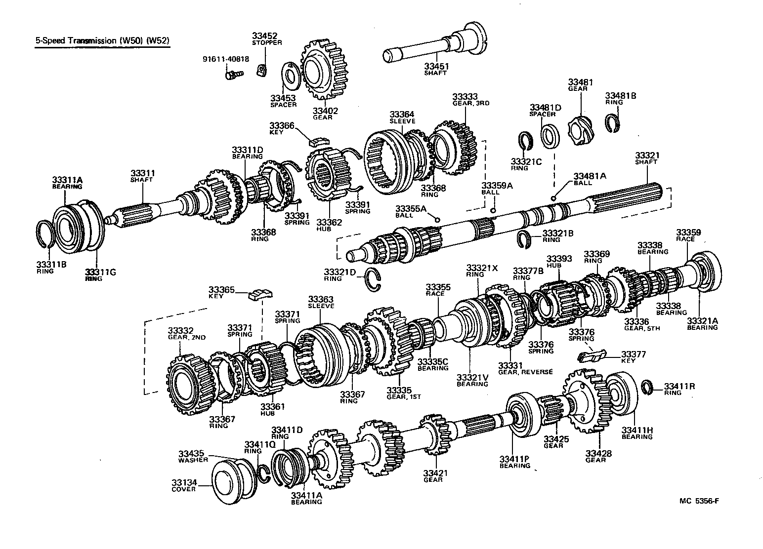  PICKUP |  TRANSMISSION GEAR MTM