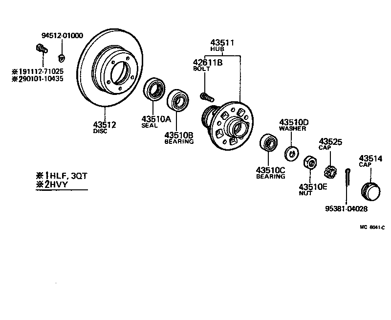  PICKUP |  FRONT AXLE HUB