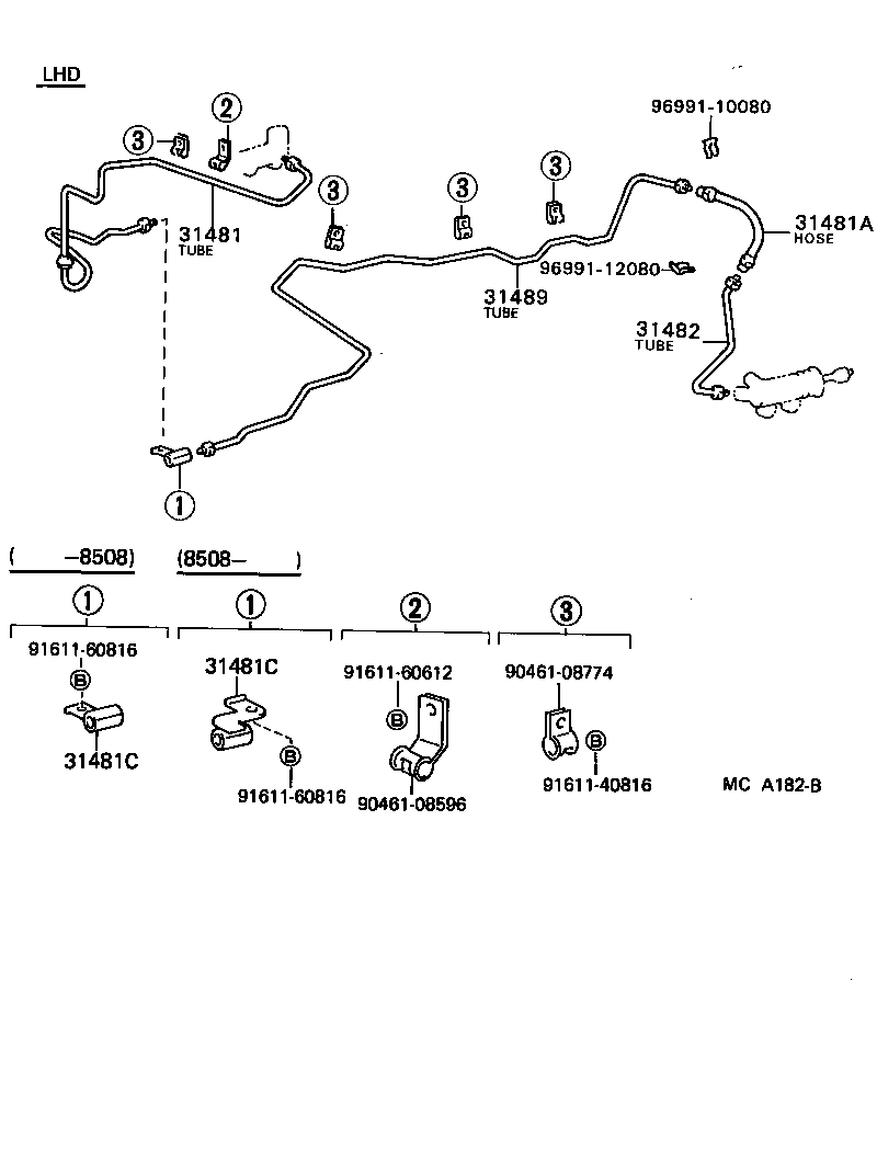 VAN |  CLUTCH PEDAL FLEXIBLE HOSE