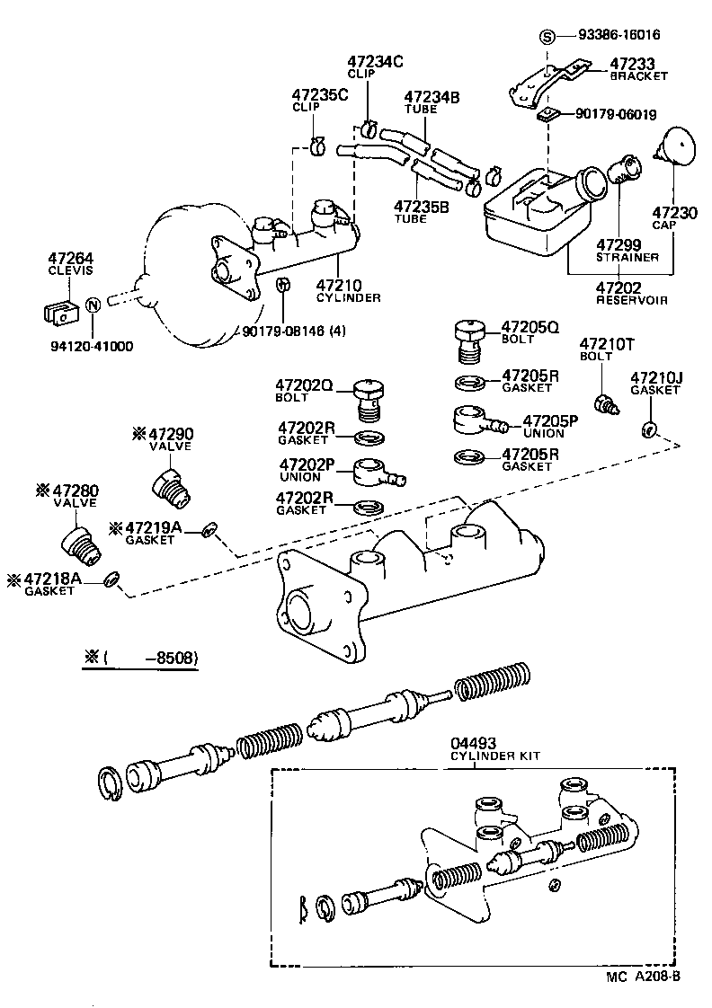  VAN |  BRAKE MASTER CYLINDER