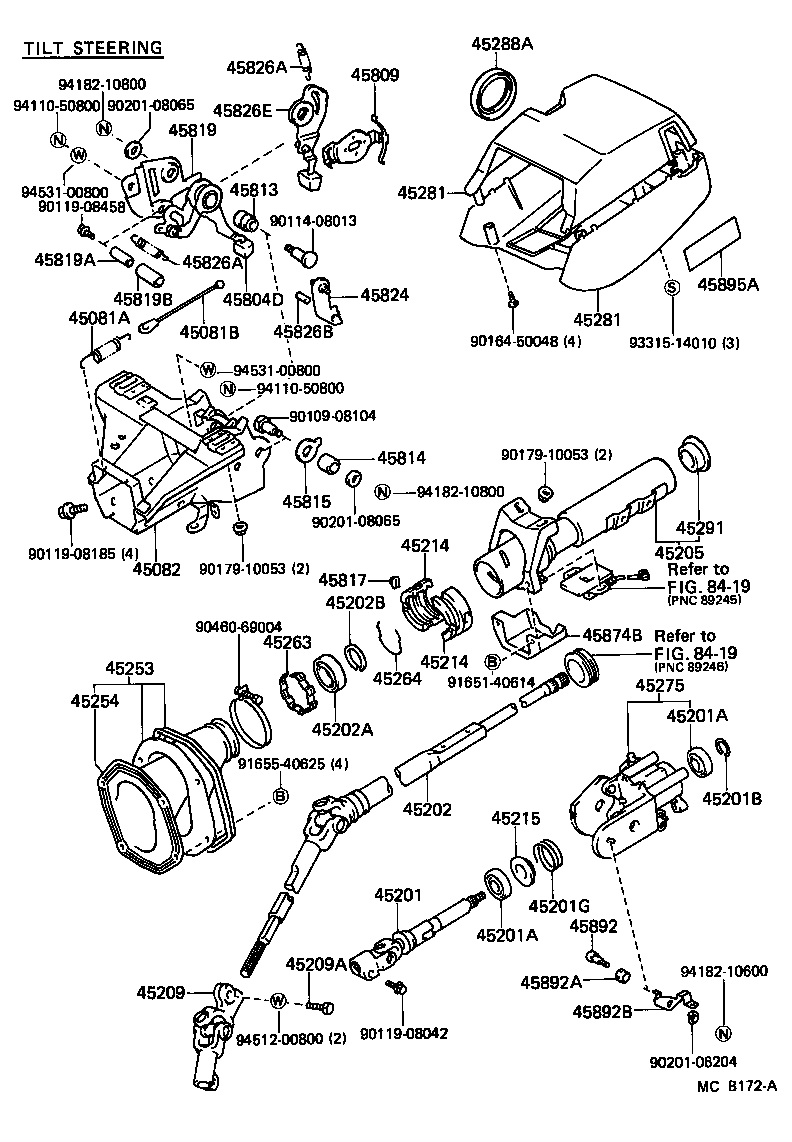  CRESSIDA |  STEERING COLUMN SHAFT