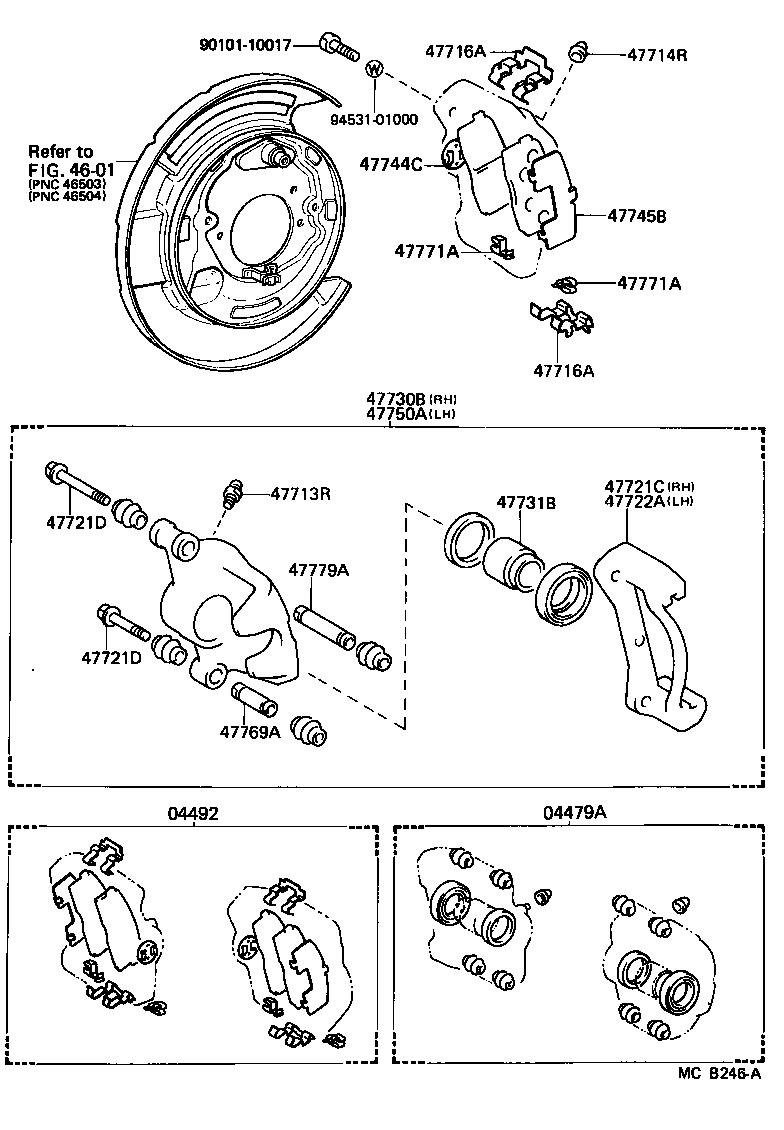  CRESSIDA |  REAR DISC BRAKE CALIPER DUST COVER