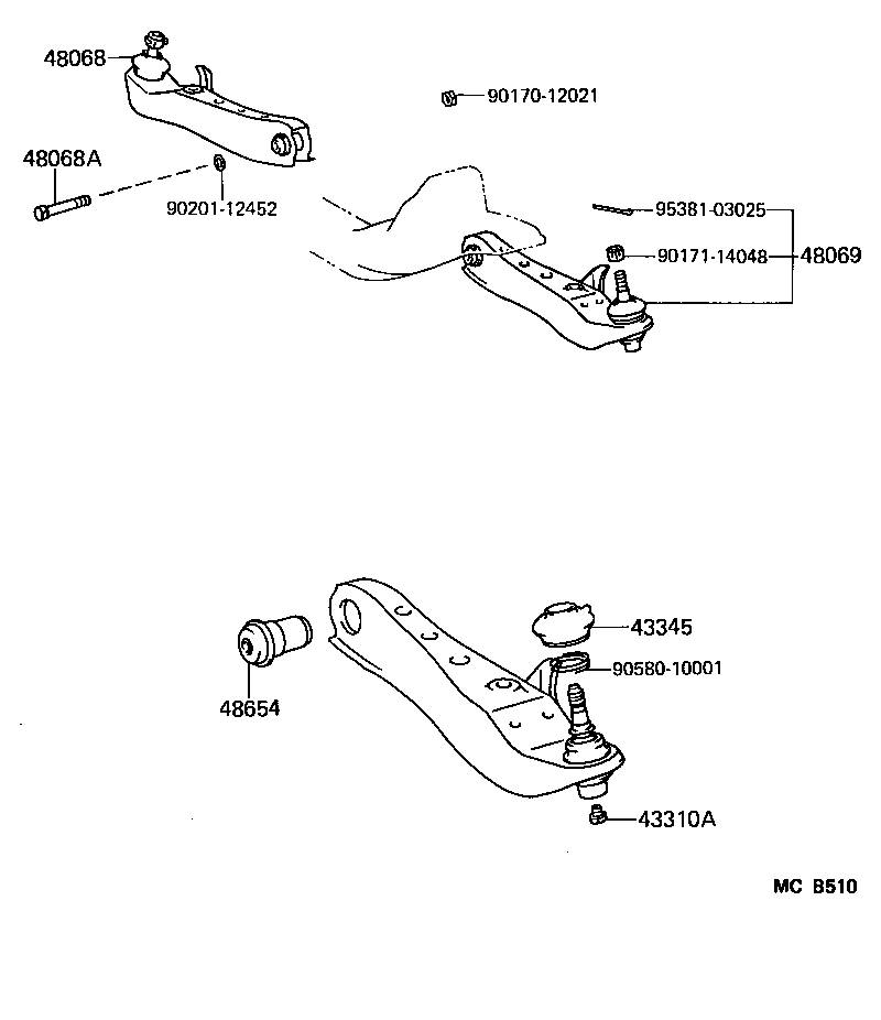  CRESSIDA |  FRONT AXLE ARM STEERING KNUCKLE
