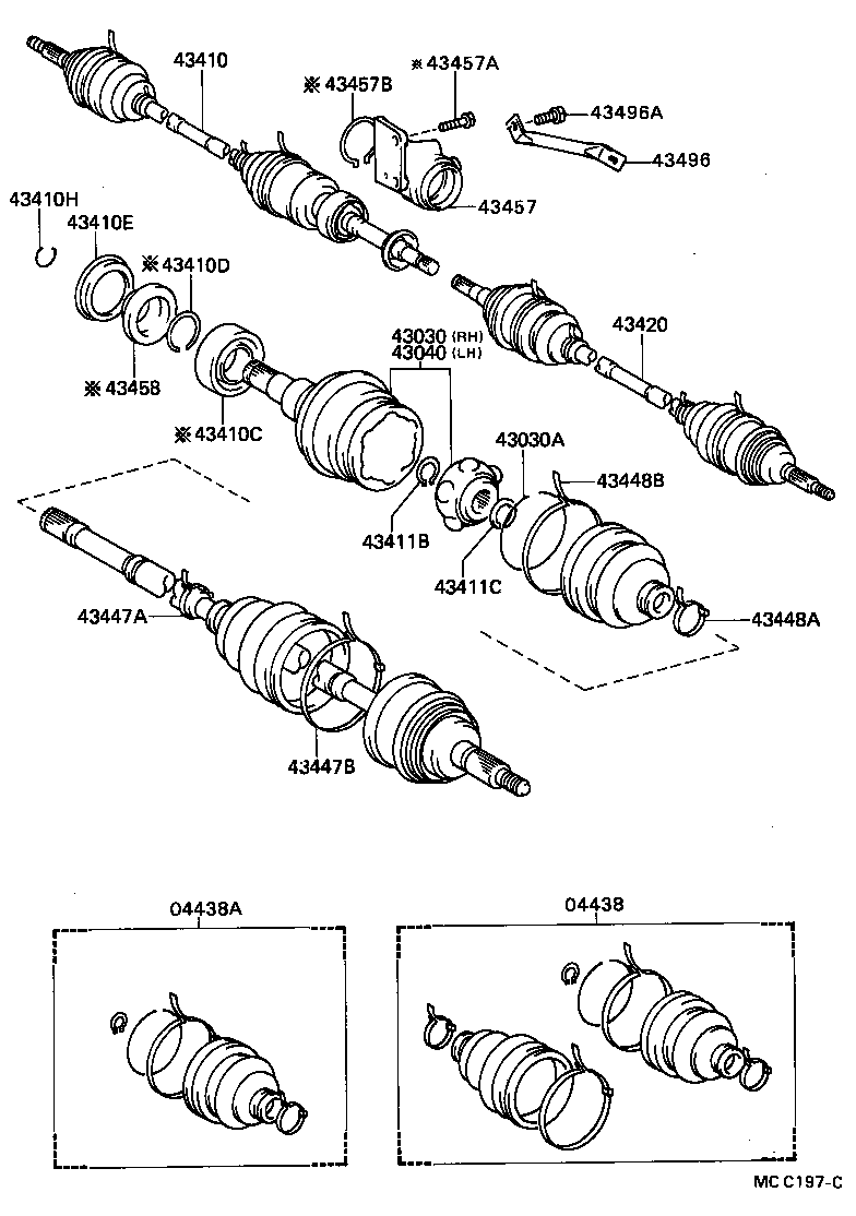  CELICA |  FRONT DRIVE SHAFT