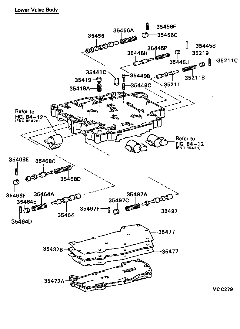  MR2 |  VALVE BODY OIL STRAINER ATM