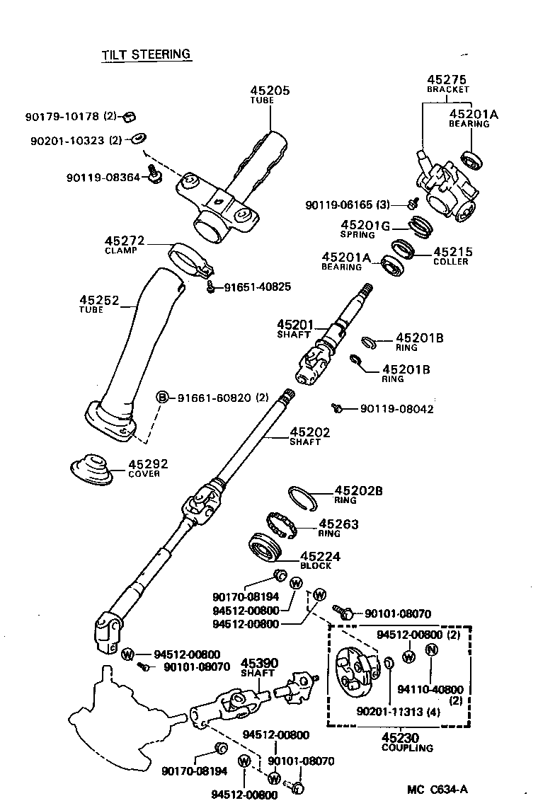  VAN |  STEERING COLUMN SHAFT