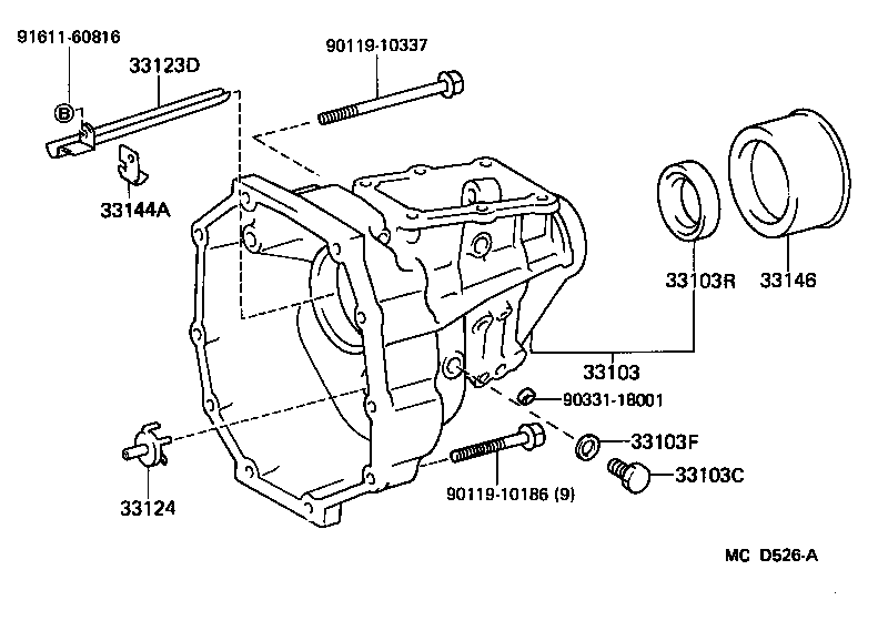 SUPRA |  EXTENSION HOUSING MTM