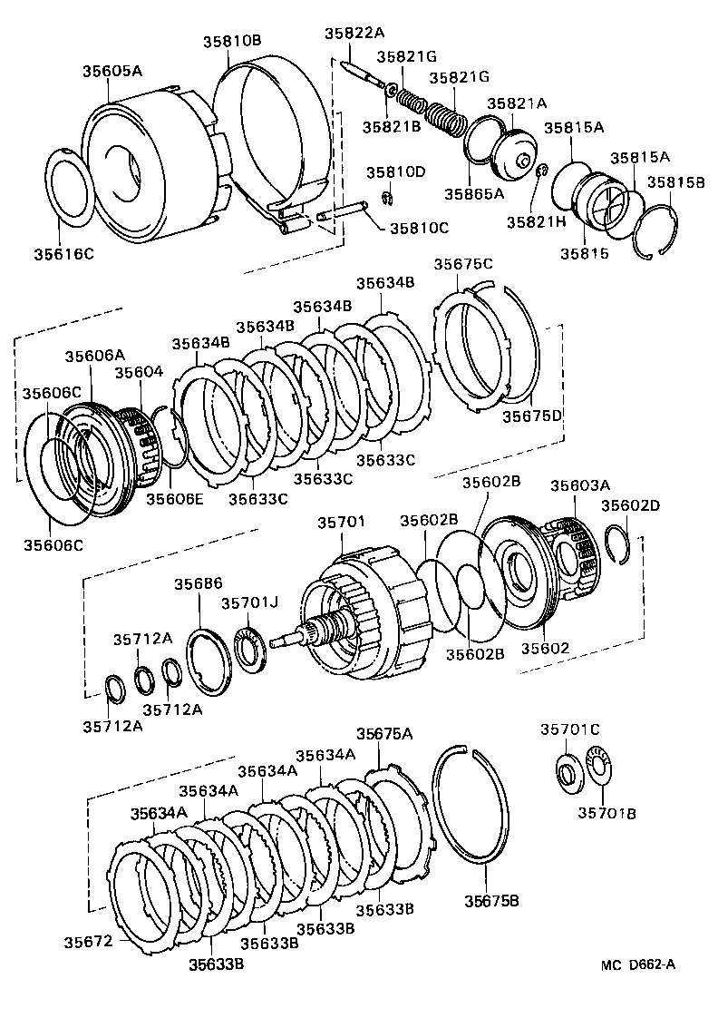  CRESSIDA |  BRAKE BAND MULTIPLE DISC CLUTCH ATM
