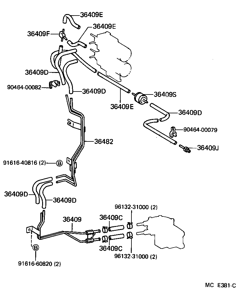  LAND CRUISER 62 |  TRANSFER VACUUM PIPING