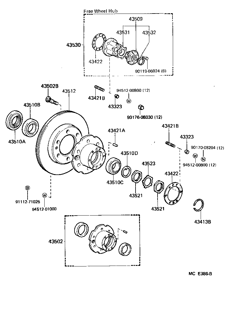  LAND CRUISER 62 |  FRONT AXLE HUB