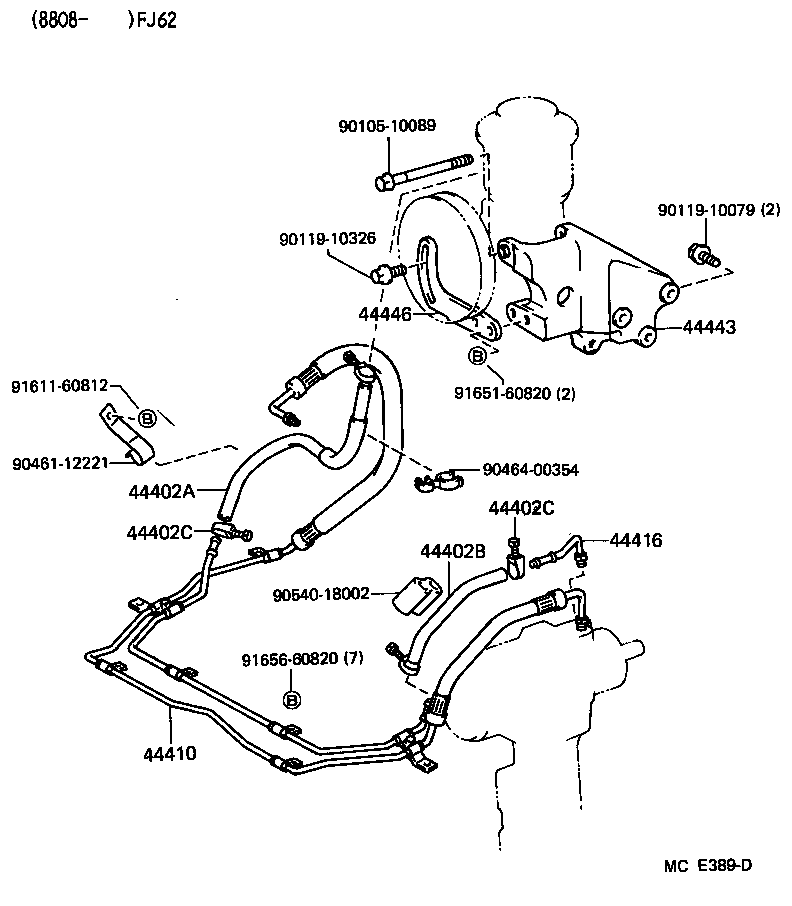  LAND CRUISER 62 |  POWER STEERING TUBE
