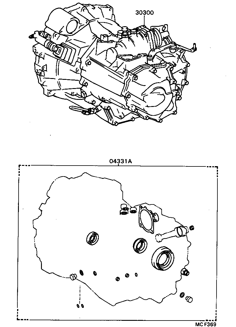  CELICA |  TRANSAXLE OR TRANSMISSION ASSY GASKET KIT MTM