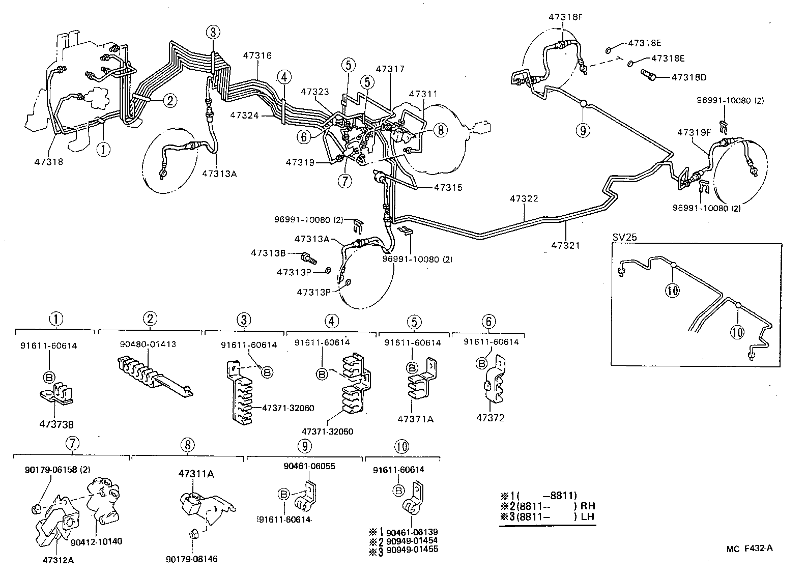  CAMRY |  BRAKE TUBE CLAMP