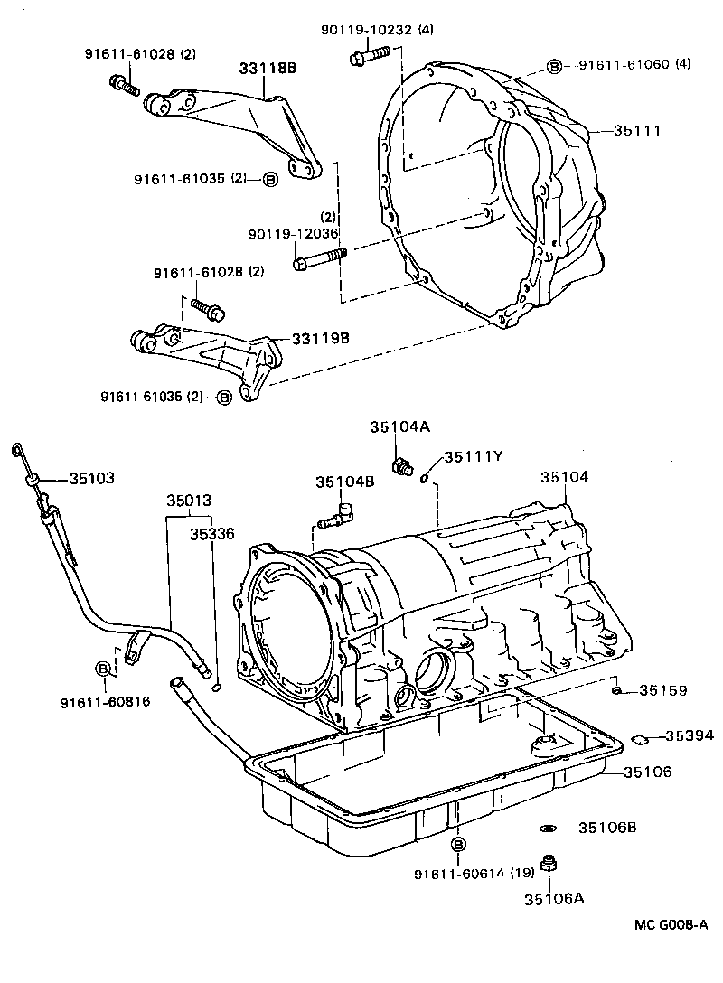  CRESSIDA |  TRANSMISSION CASE OIL PAN ATM