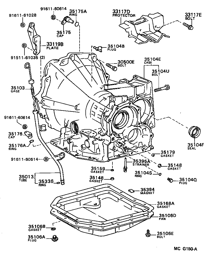  CAMRY JPP |  TRANSMISSION CASE OIL PAN ATM