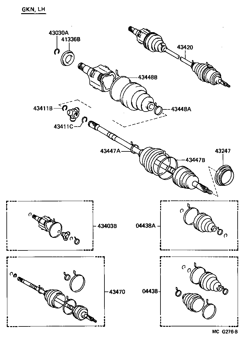  CAMRY NAP |  FRONT DRIVE SHAFT